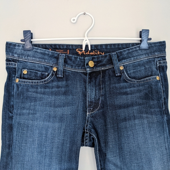 🇺🇸 Fidelity Japanese Denim Skinny Boot Jeans Made In USA - Picture 4 of 8